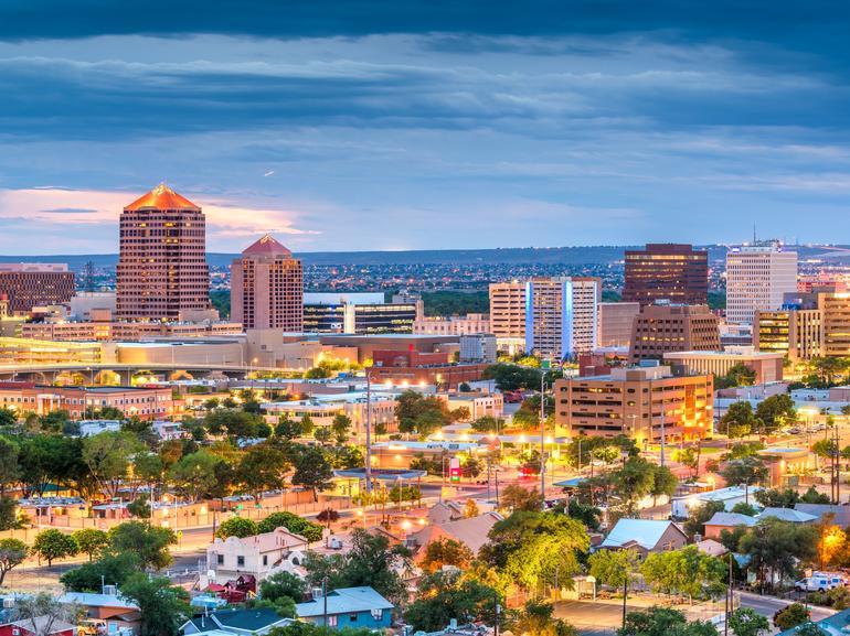 Skyline image of Albuquerque