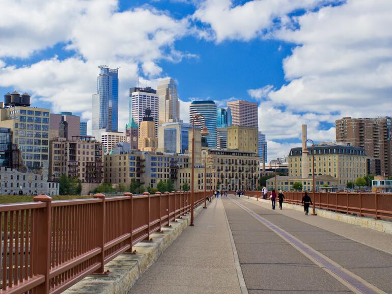 Skyline of Minneapolis, a major Midwest market