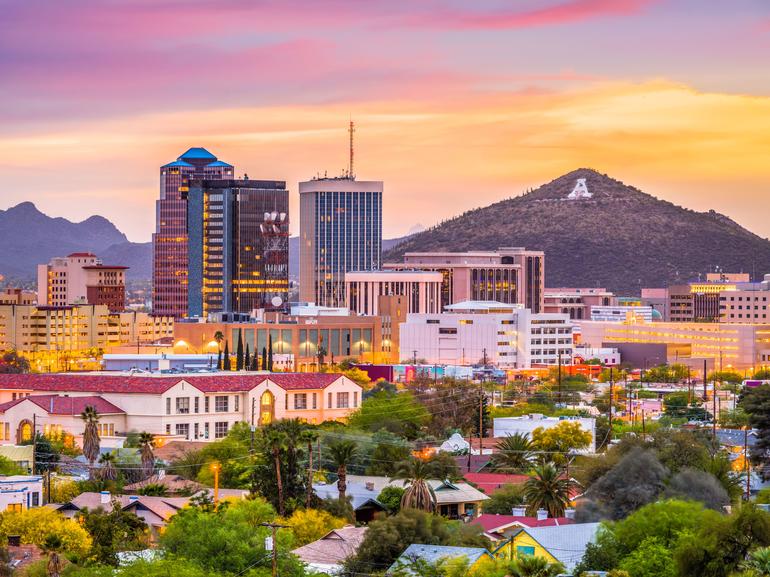 Skyline image of Tucson