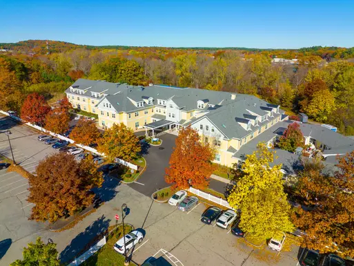 Aerial picture of a senior housing community