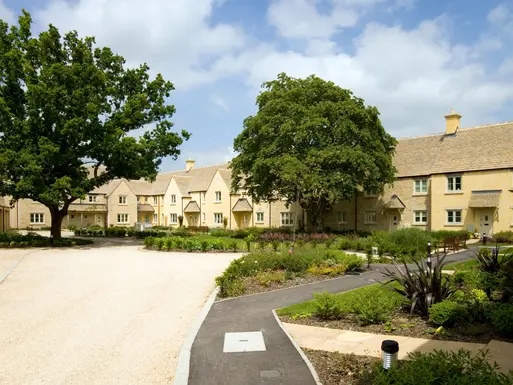 Two-story senior housing facility